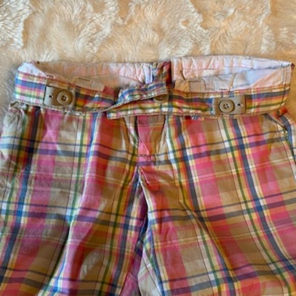 2/$30 Children's Place Plaid Capri Pants NWT - Picture 3 of 8